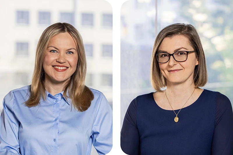 Henriikka Halinen and Justyna Ulanska-Poutanen